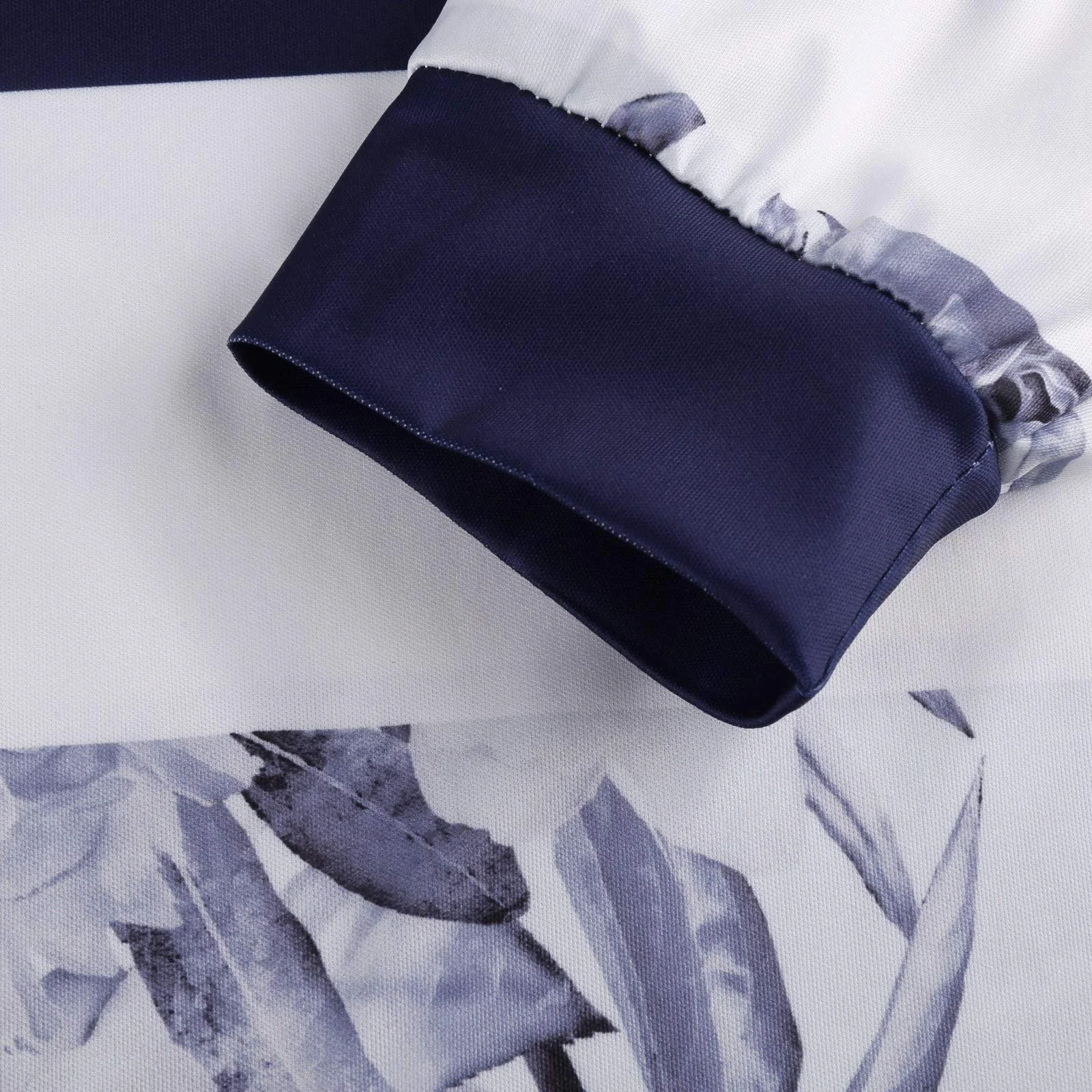 Женская Толстовка с длинным рукавом на молнии с принтом в полоску Свободная Повседневная Худи Классическая Универсальная Осенняя Зимняя Блузка, фото №4 Женская Толстовка с длинным рукавом на молнии с принтом в полоску Свободная Повседневная Худи Классическая Универсальная Осенняя Зимняя Блузка, фото №4