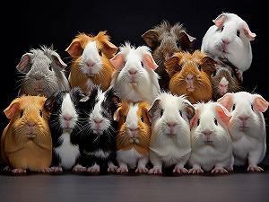 Пазл CALVENDO Many Guinea Pigs on Top of Each Other 1000 элементов 64 x 48 см synthetic.ua - Фото 1