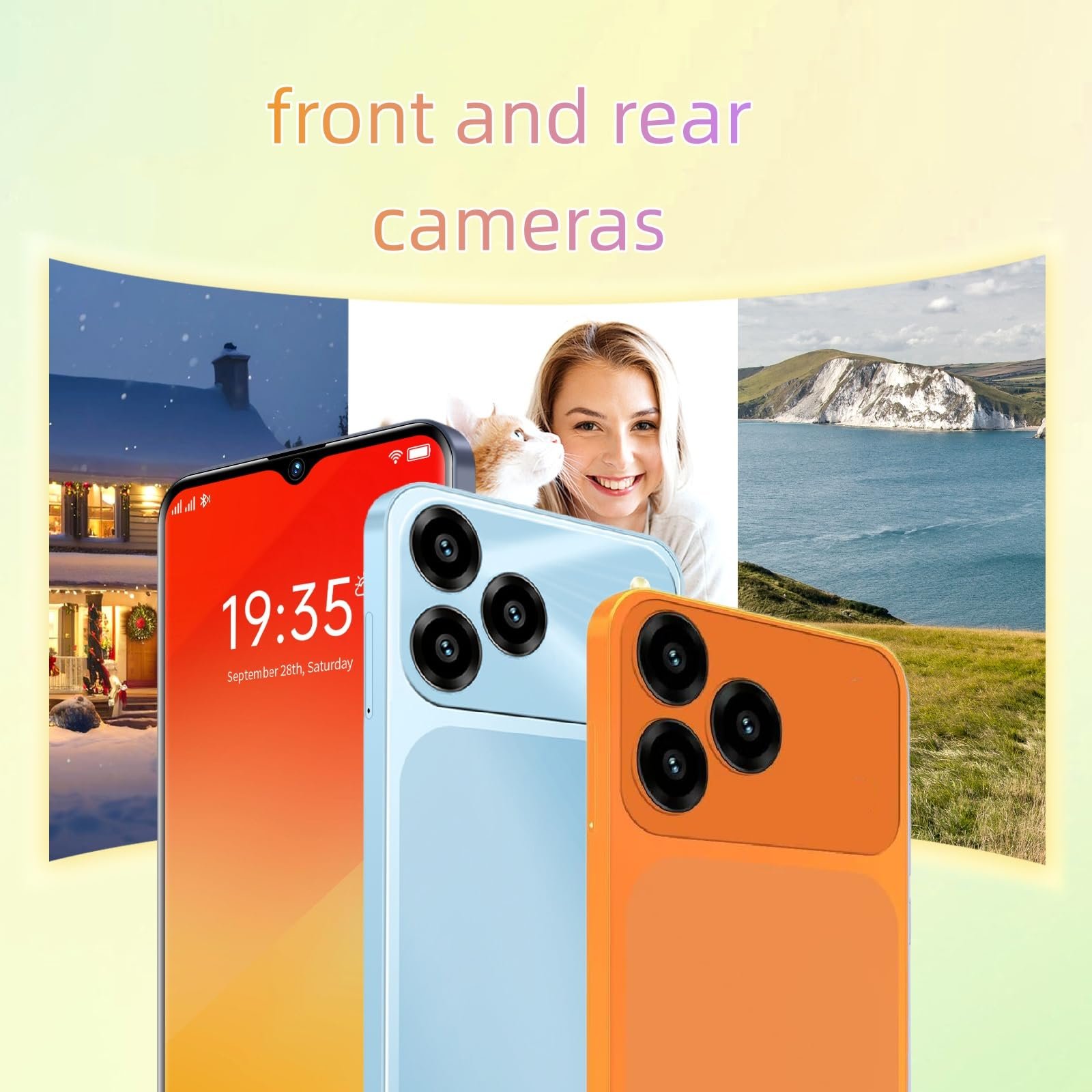 Смартфон Android 6.11" 1GB RAM 16GB ROM 3G WCDMA Dual SIM Blue, фото №6