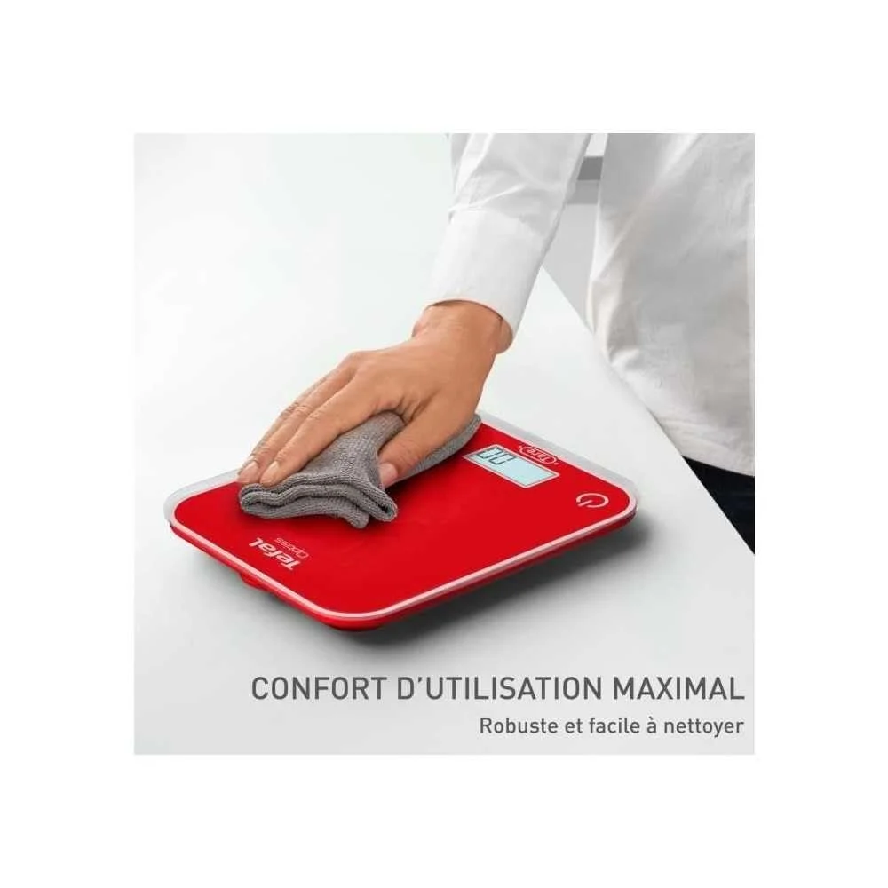 Електронні кухонні ваги Tefal Optiss BC50U3V0 5 кг Білі, фото №3 Електронні кухонні ваги Tefal Optiss BC50U3V0 5 кг Білі, фото №3