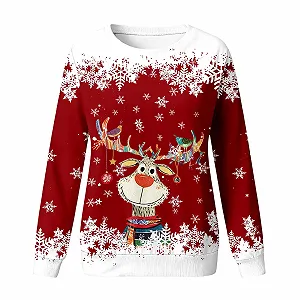 Детский свитшот с мультяшным оленем synthetic.ua - Фото 1