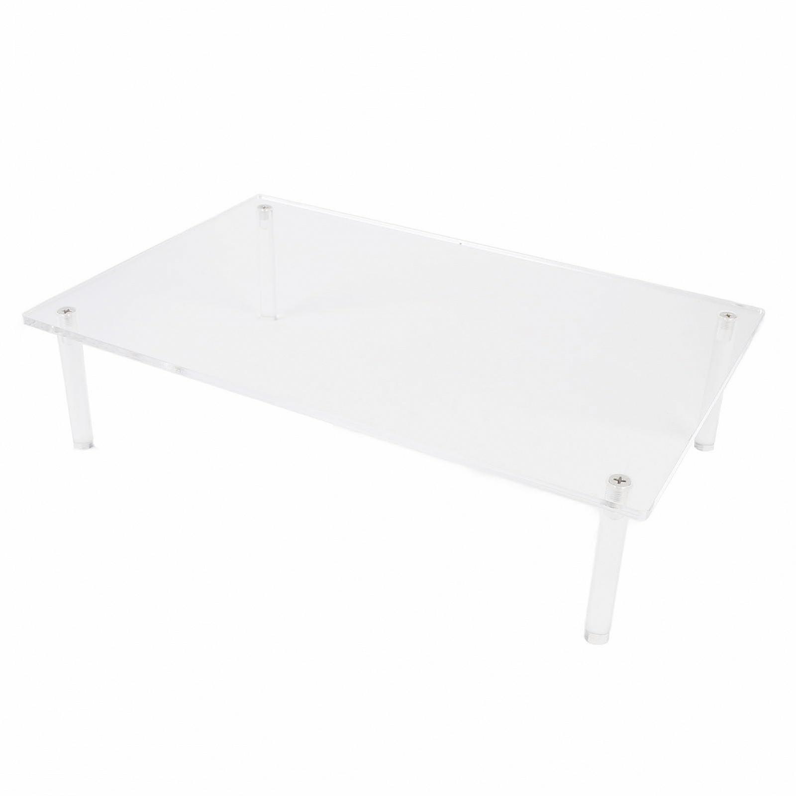 Подставка для ноутбука акриловая, настольный органайзер для принтера с панелью толщиной 5 мм для ноутбука, телевизора, компьютерного монитора, оборудования для потоковой передачи, фото №2