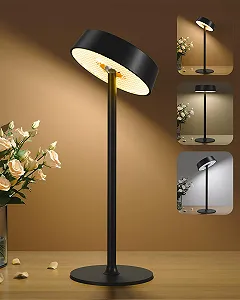 Настільна лампа EZVALO LED Wireless Touch Dimmable IP44 3600 mAh Rechargeable Bedside Lamp - Фото 1