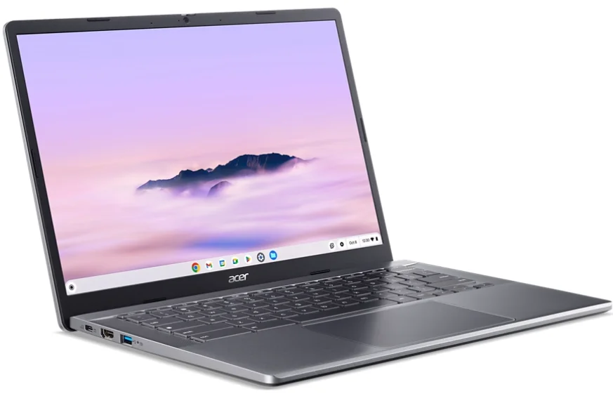 Ноутбук 14" Acer Chromebook Plus 514 (CB514-3H-R165) AMD Ryzen 3 7320C RAM 8GB eMMC 128GB 12год батарея ChromeOS (UKR), фото №2