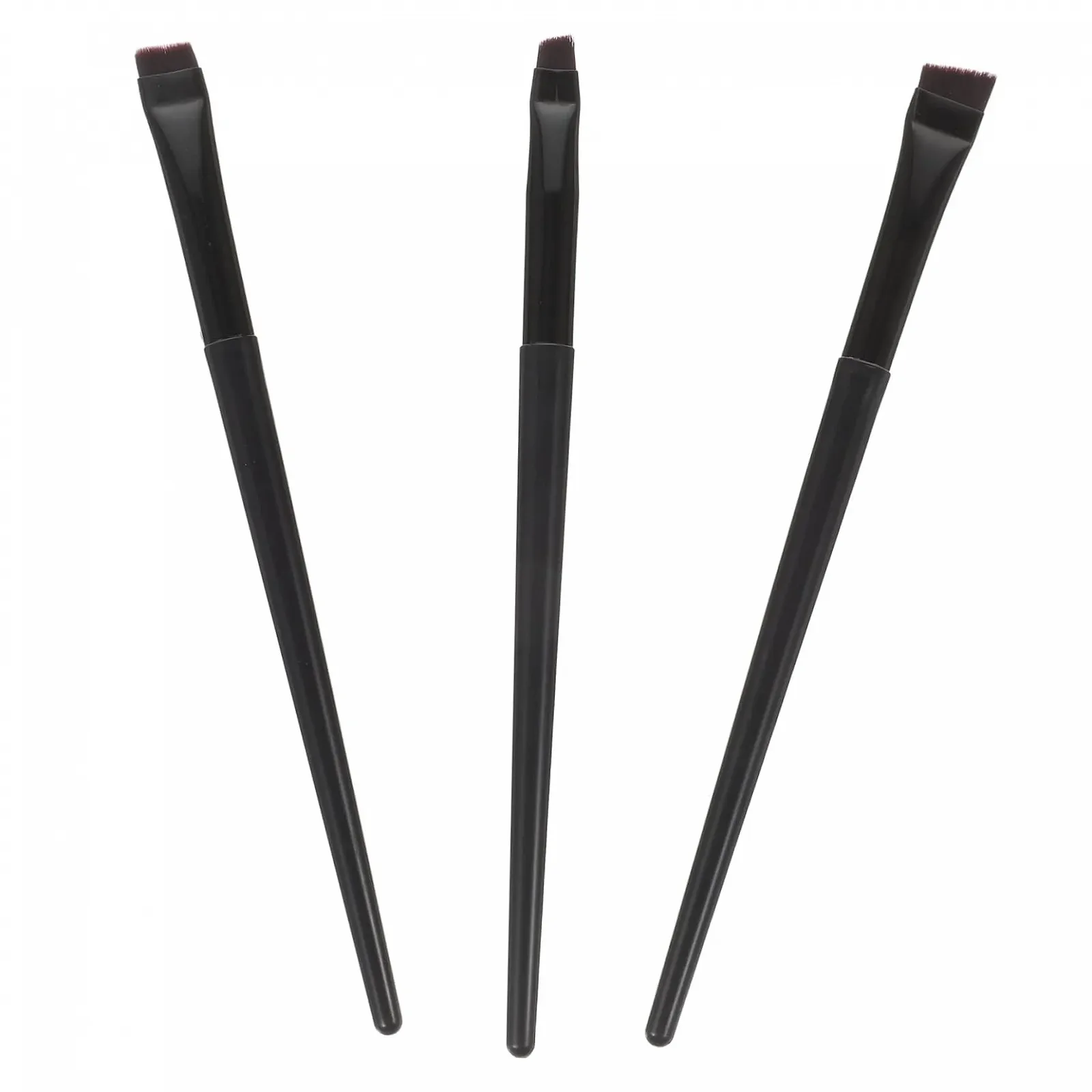 Кисти для подводки MAGICLULU 3 шт. Угловые, фото №1