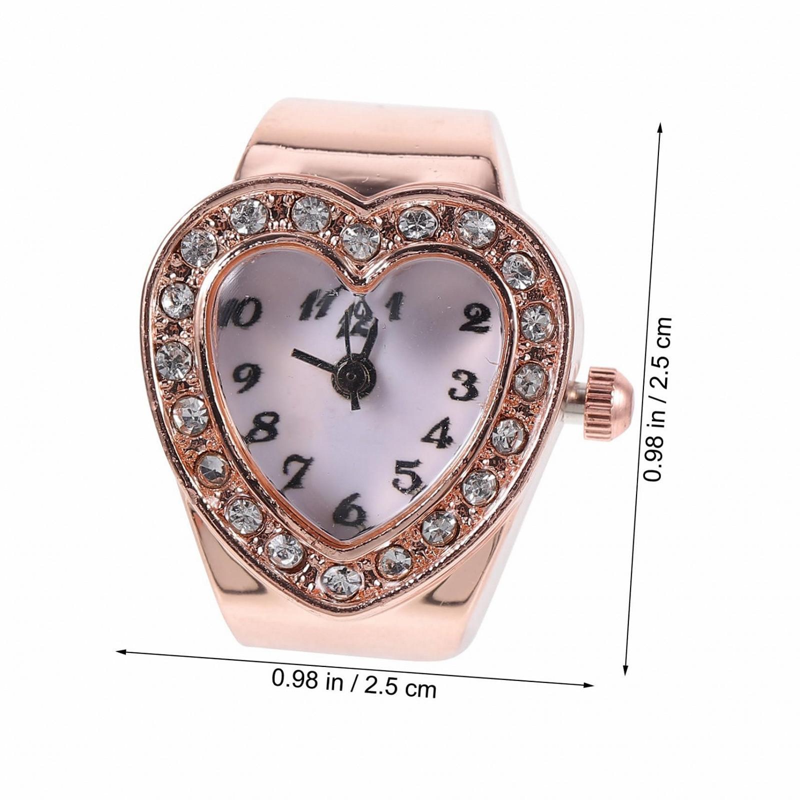 Кільце-годинник WRITWAA Серце Кварцовий, фото №2