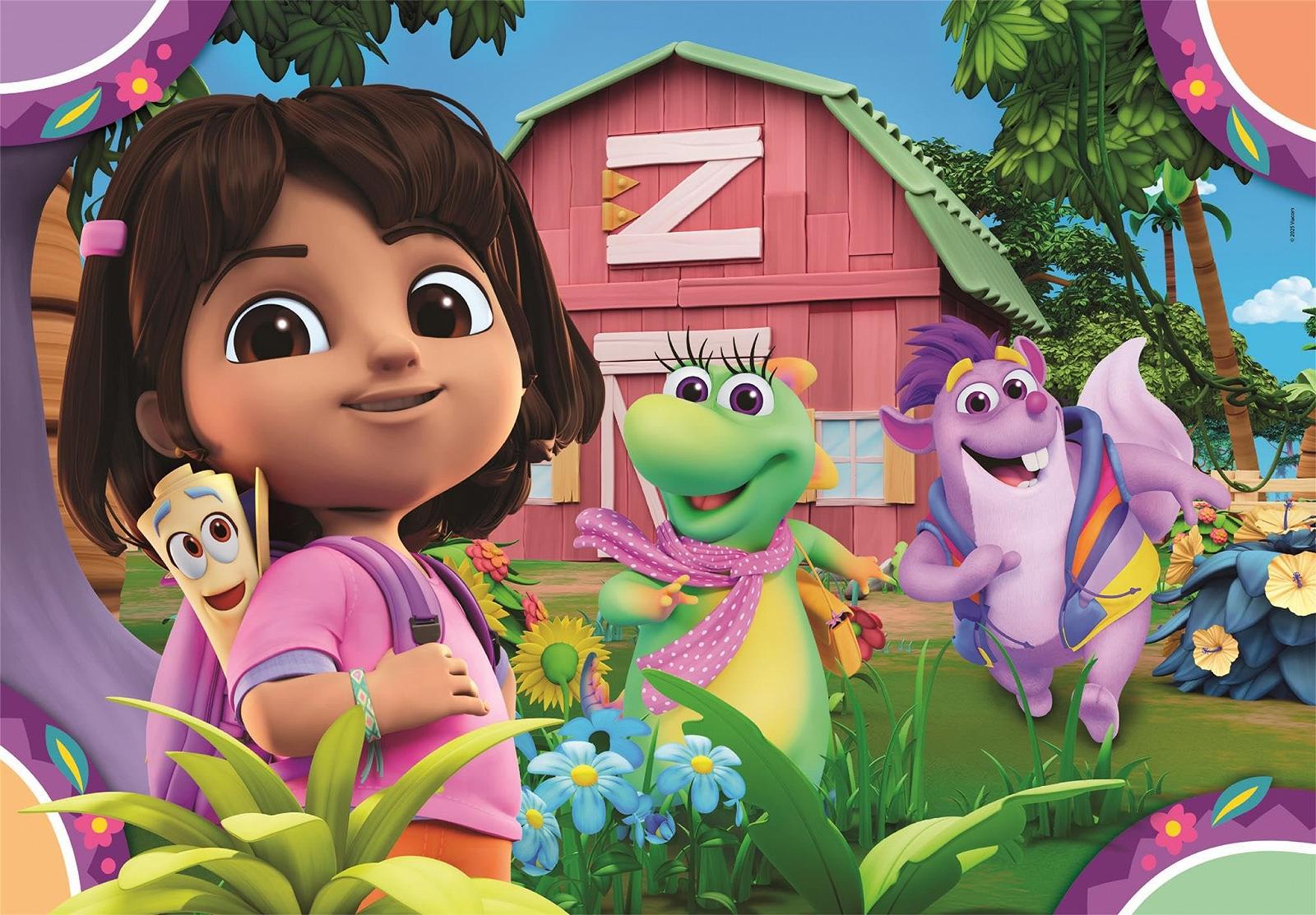 Пазл Clementoni Dora The Explorer 24827 2 x 20 деталей, фото №5 Пазл Clementoni Dora The Explorer 24827 2 x 20 деталей, фото №5