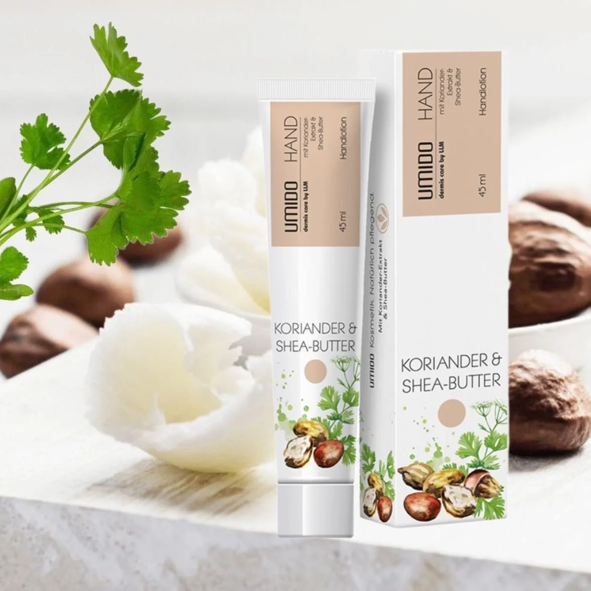 Лосьйон для рук Umido 45 мл Коріандр і масло ши, фото №2