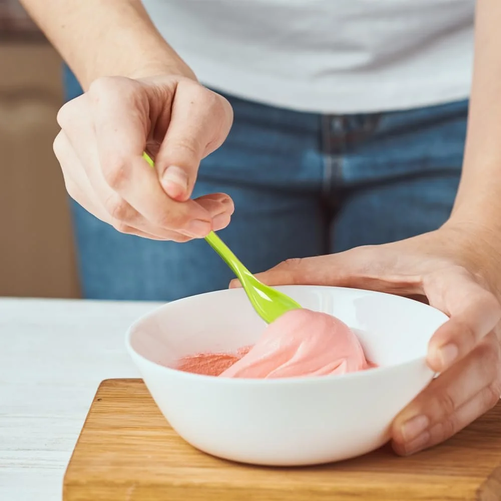 Набір 8 довгих ложок, кольоровий, фото №7