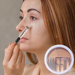 Крем-консилер Три Кольори Натуральний та Стійкий для Корекції Темних Кіл під Очима Палітра Консилерів для Обличчя synthetic.ua - Фото 1