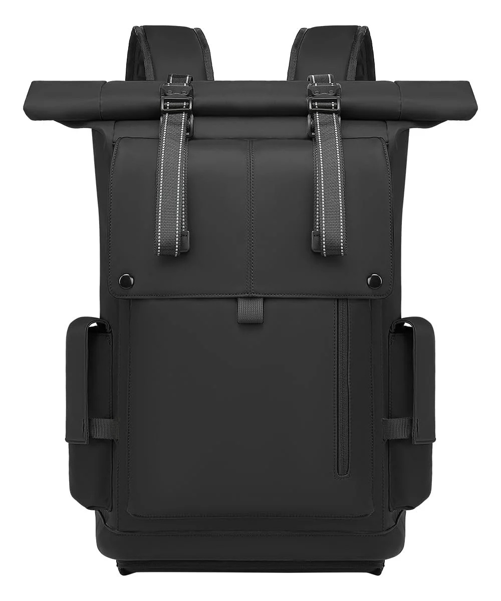 Рюкзак Rolltop 42L 17.3 дюйма водонепроницаемый черный, фото №1