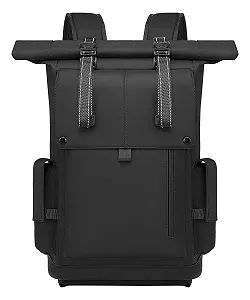 Рюкзак Rolltop 42L 17.3 дюйма водонепроницаемый черный - Фото 1