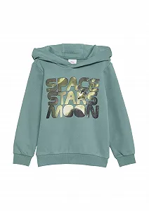 Теплая Толстовка s.Oliver с принтом спереди - Фото 1