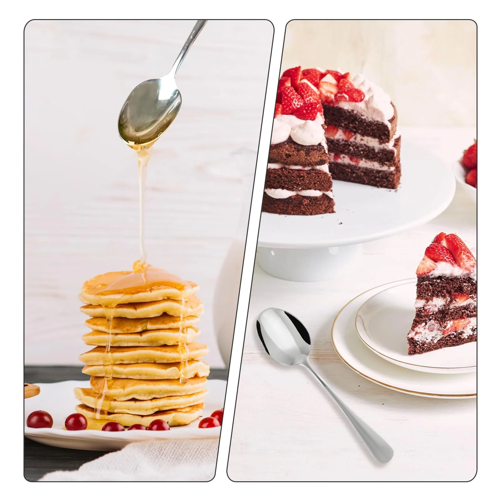 Набір з 6 кавових ложок, Маленькі, фото №7