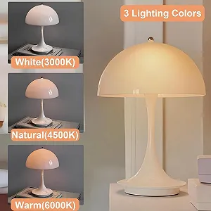 Настільна лампа Mushroom LED USB 3000K-6000K White Acryl synthetic.ua - Фото 1