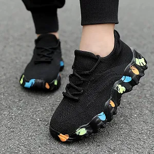 Детские кроссовки Дышащие сетчатые кроссовки Легкие Удобные спортивные кроссовки для маленьких девочек для повседневного использования synthetic.ua - Фото 1