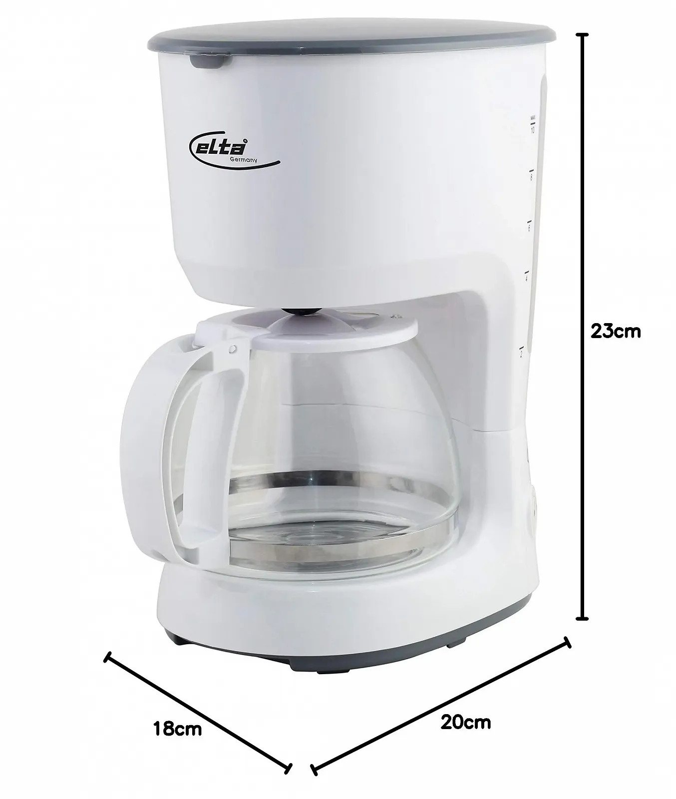 Кофеварка капельная Elta Classic Line KM-750.16 750 Вт 1.25 л Белая, фото №2