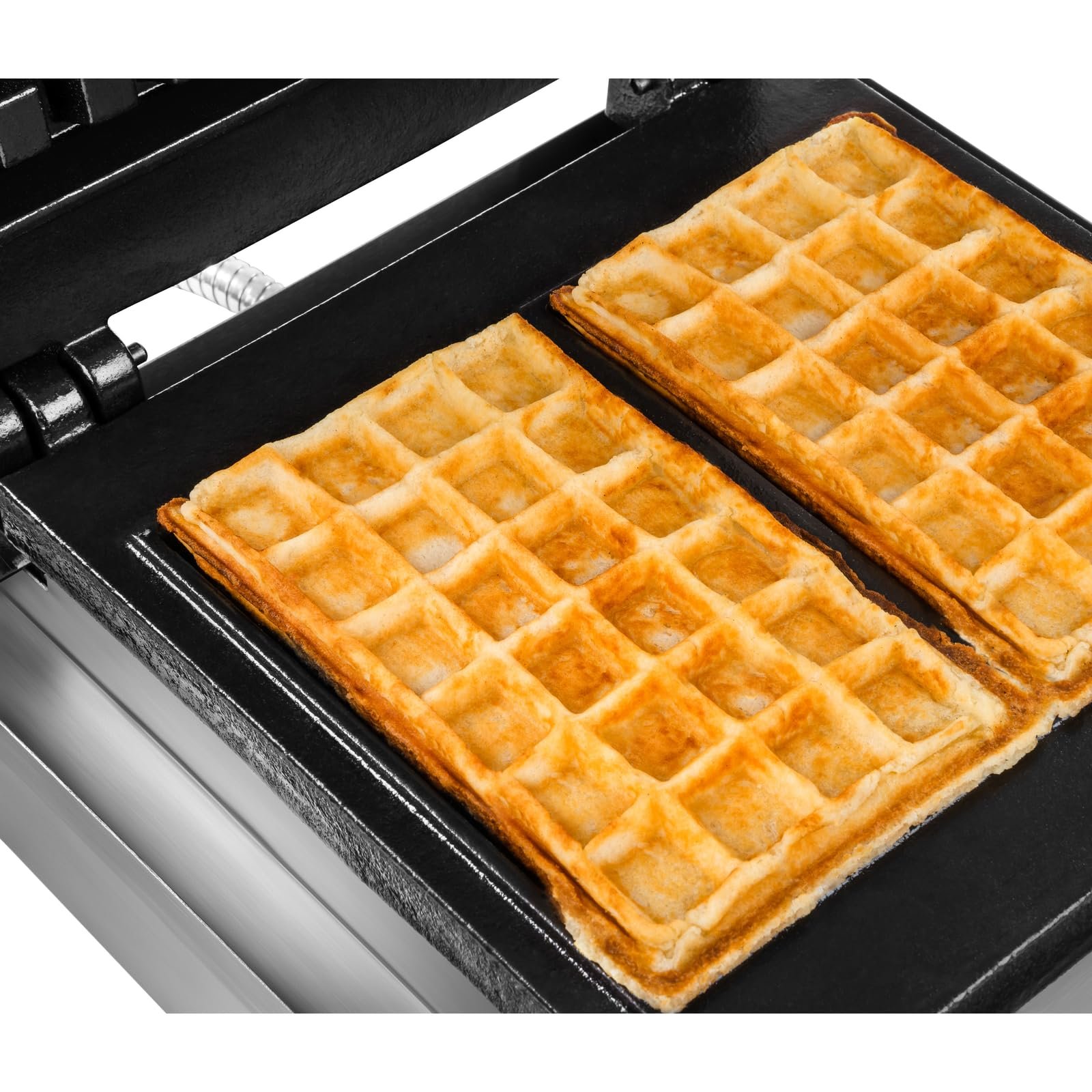 Електрична вафельниця Royal Catering RCWM-2000-E, 2 квадратні вафлі 10x17x3 см (ДxШxВ), 2000 Вт, фото №4