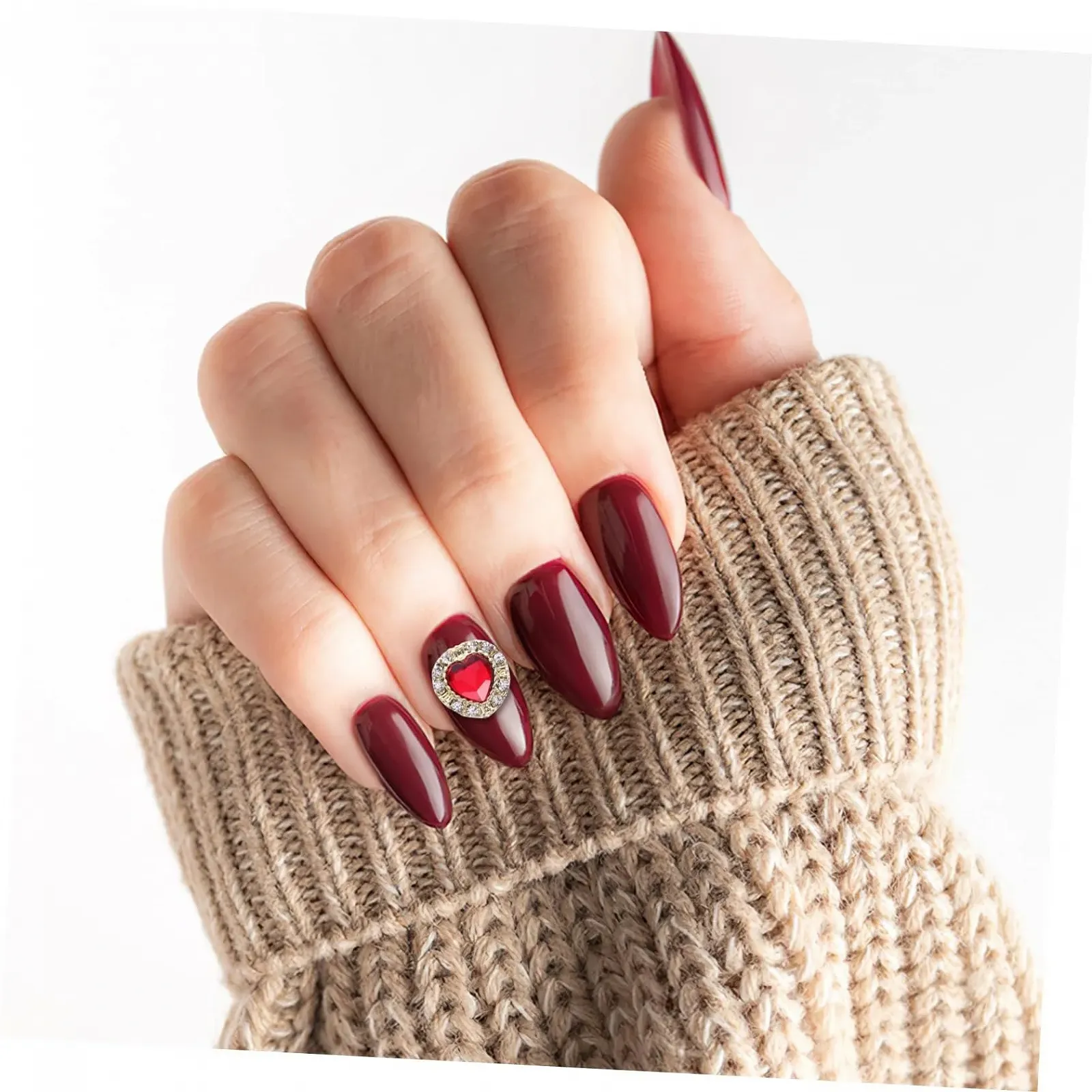 Прикраса для нігтів Форми серця, фото №6