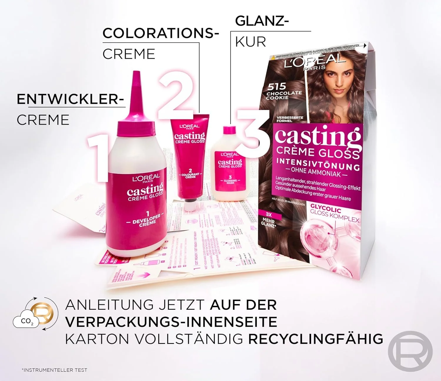 Набор краски для волос L'Oreal Paris Casting Creme Gloss / № 834 медно-золотой блонд / 1 шт., фото №2 Набор краски для волос L'Oreal Paris Casting Creme Gloss / № 834 медно-золотой блонд / 1 шт., фото №2