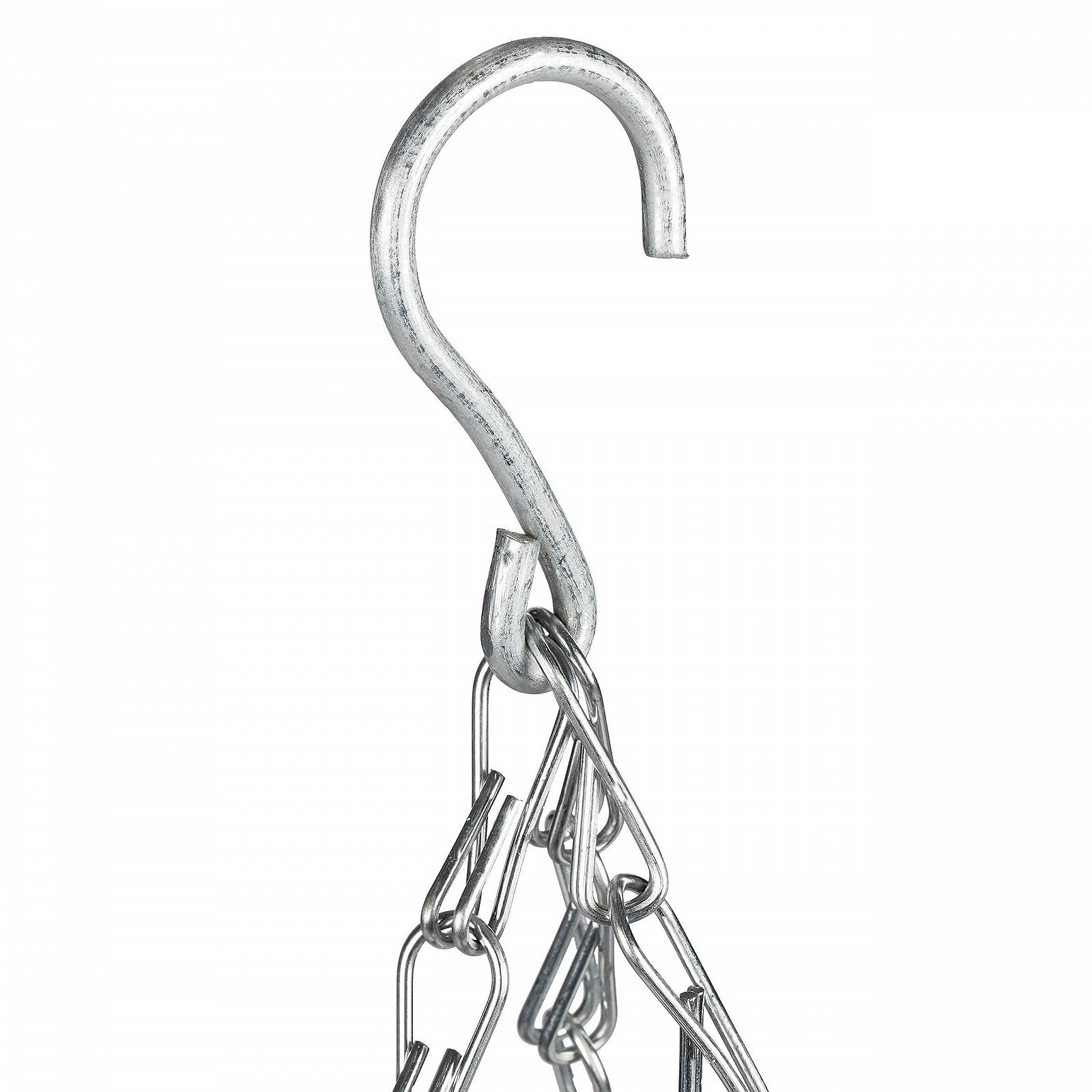 Підвісні кошики Relaxdays набір з 3 шт. плетені коричневі 30 x 25 см, фото №7