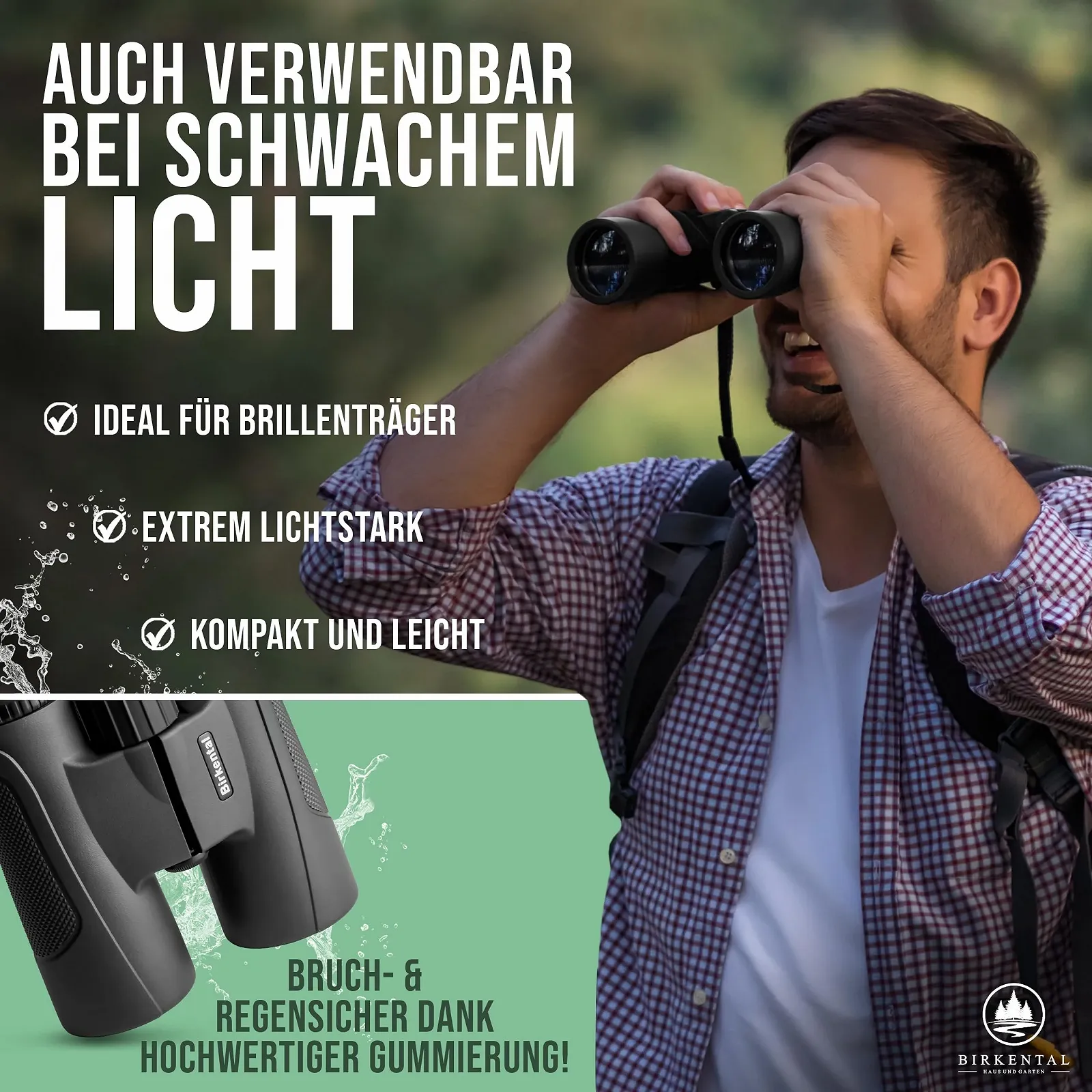 Бінокль Birkental 12x42 Compact, фото №4