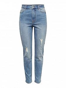 Джинсы ONLY ONLCATWALK HW MOM ANKLE JEANS PIM 15220987 Medium Blue Denim XS - Фото 1
