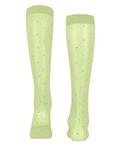 Шкарпетки до коліна FALKE Dot 15 Den Прозорі, стійкі до розривів, без тиску, екстра м'який комфортний пояс, посилений носок і тонкий шов synthetic.ua - Фото 1