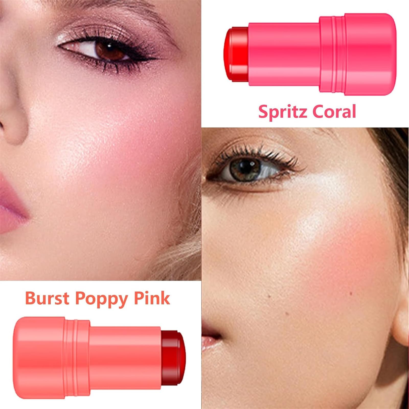 Набор Milk Jelly Blush Lip Cheek Long Lasting Tint Lip Gloss Solid Stick Watercolour, фото №3