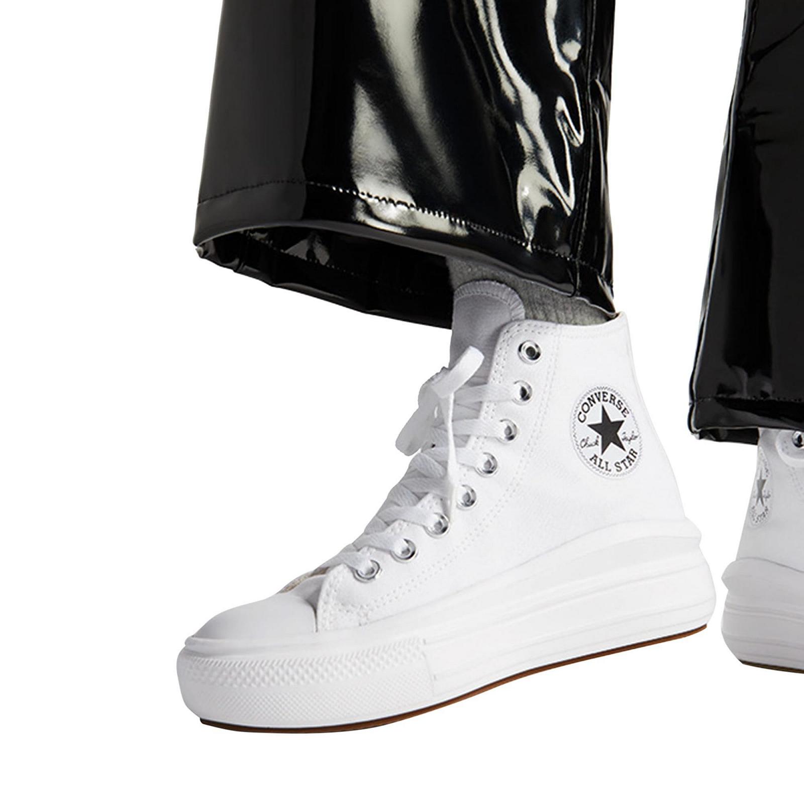 Кеды Converse Move Platform Hi Женские Черный/Белый, фото №8