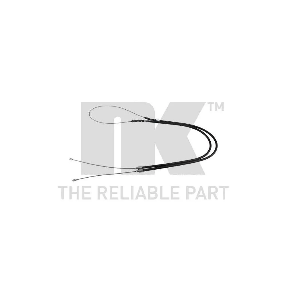 Трос стоянкового гальма NK 909925 для CITROËN FIAT PEUGEOT, лівий, правий, фото №1