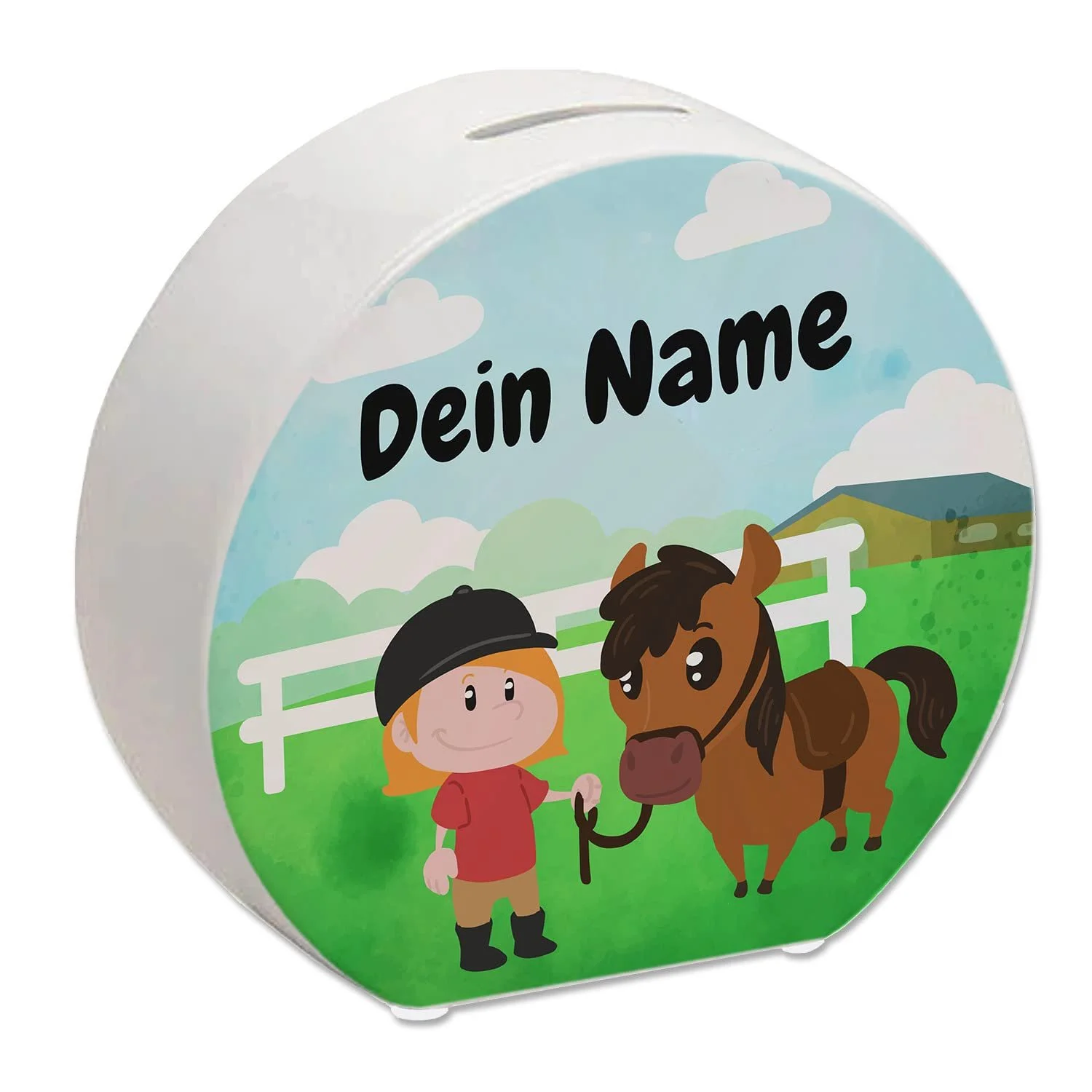 Скарбничка іменна для дівчаток персоналізована Керамічна, фото №1