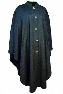 Жіноче пончо-накидка Wetterfleck Сірий - Фото 1