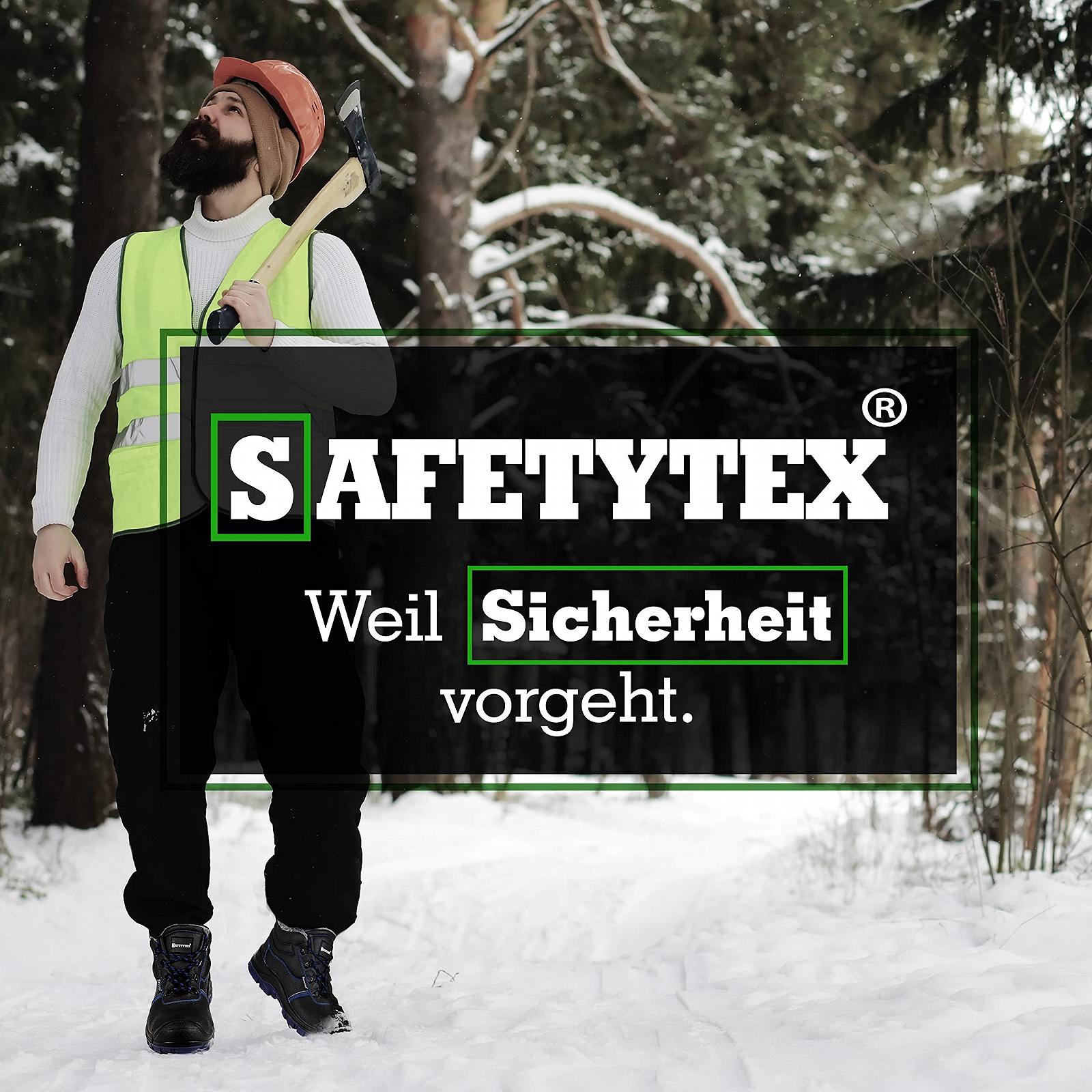 Ботинки Safetytex S3 Зимние утепленные Черный/Синий, фото №7