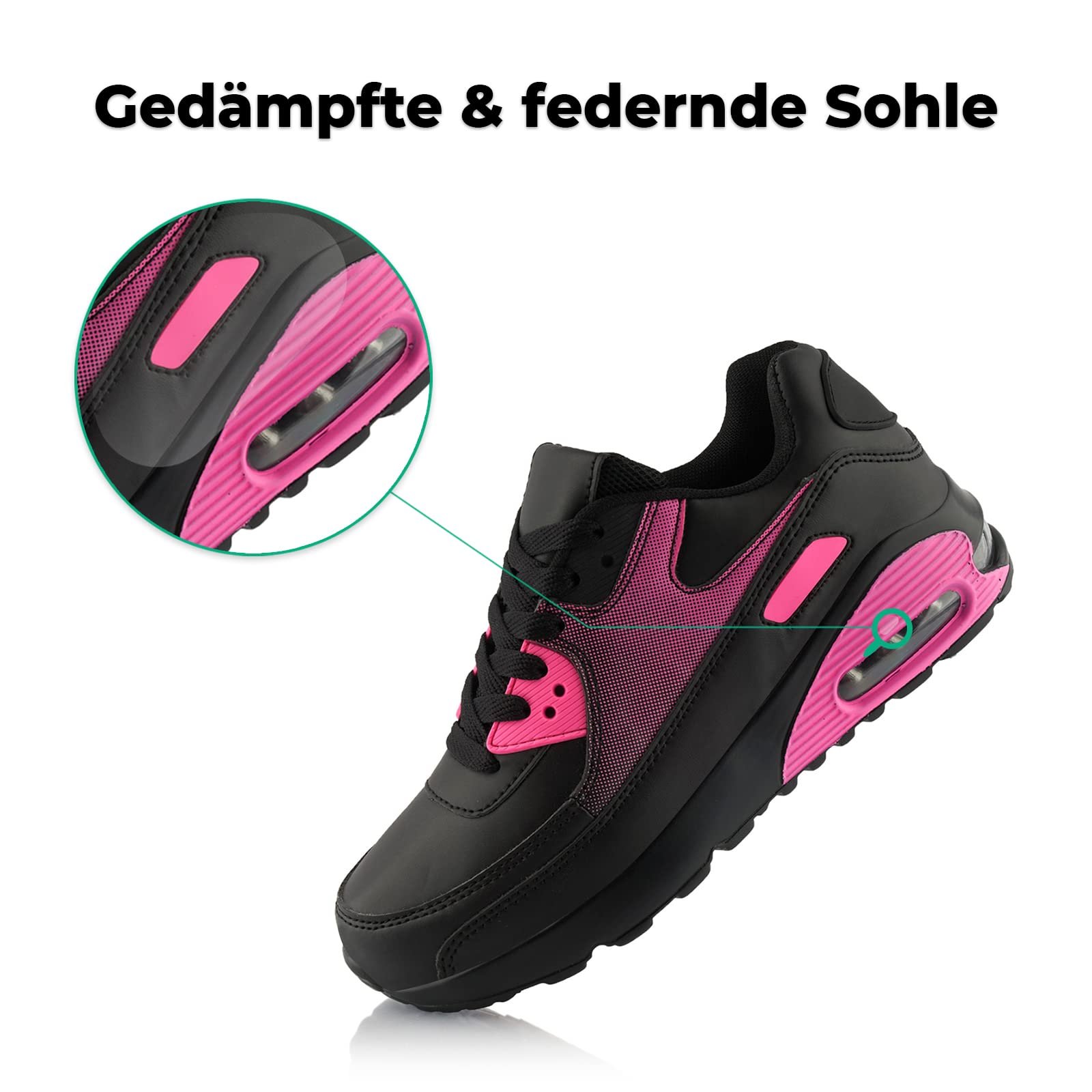 Кроссовки Fusskleidung® Unisex, Спортивная обувь с амортизацией, Легкие кроссовки для бега, фото №3