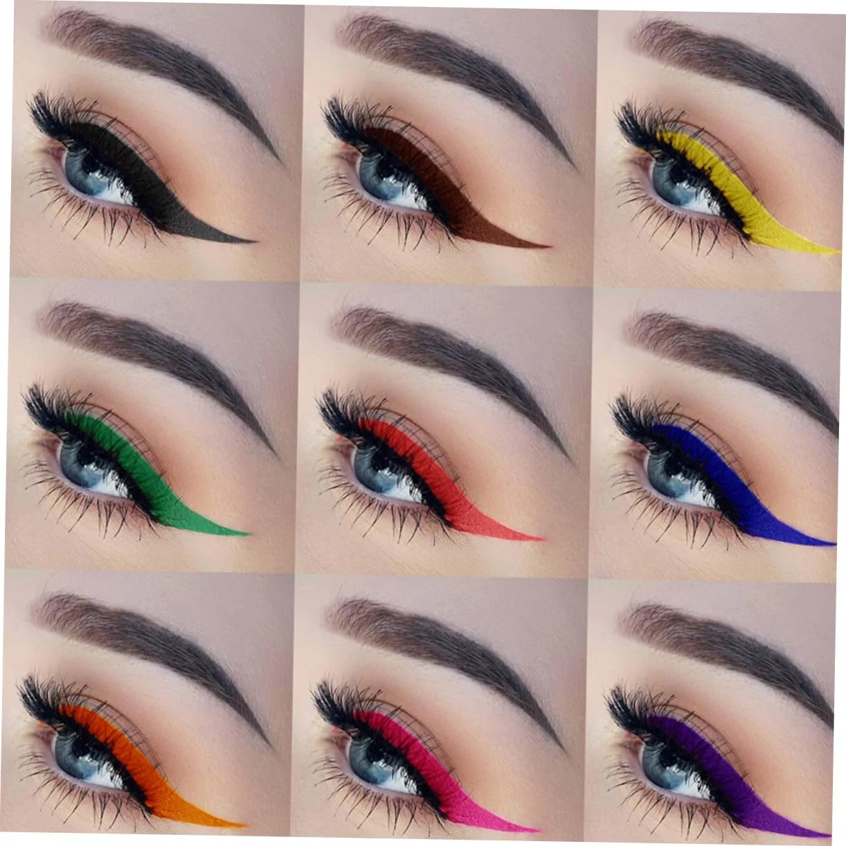 Eyeliner minkissy 24 Stk Neon, водостійка, Рідка, матовий, фото №2