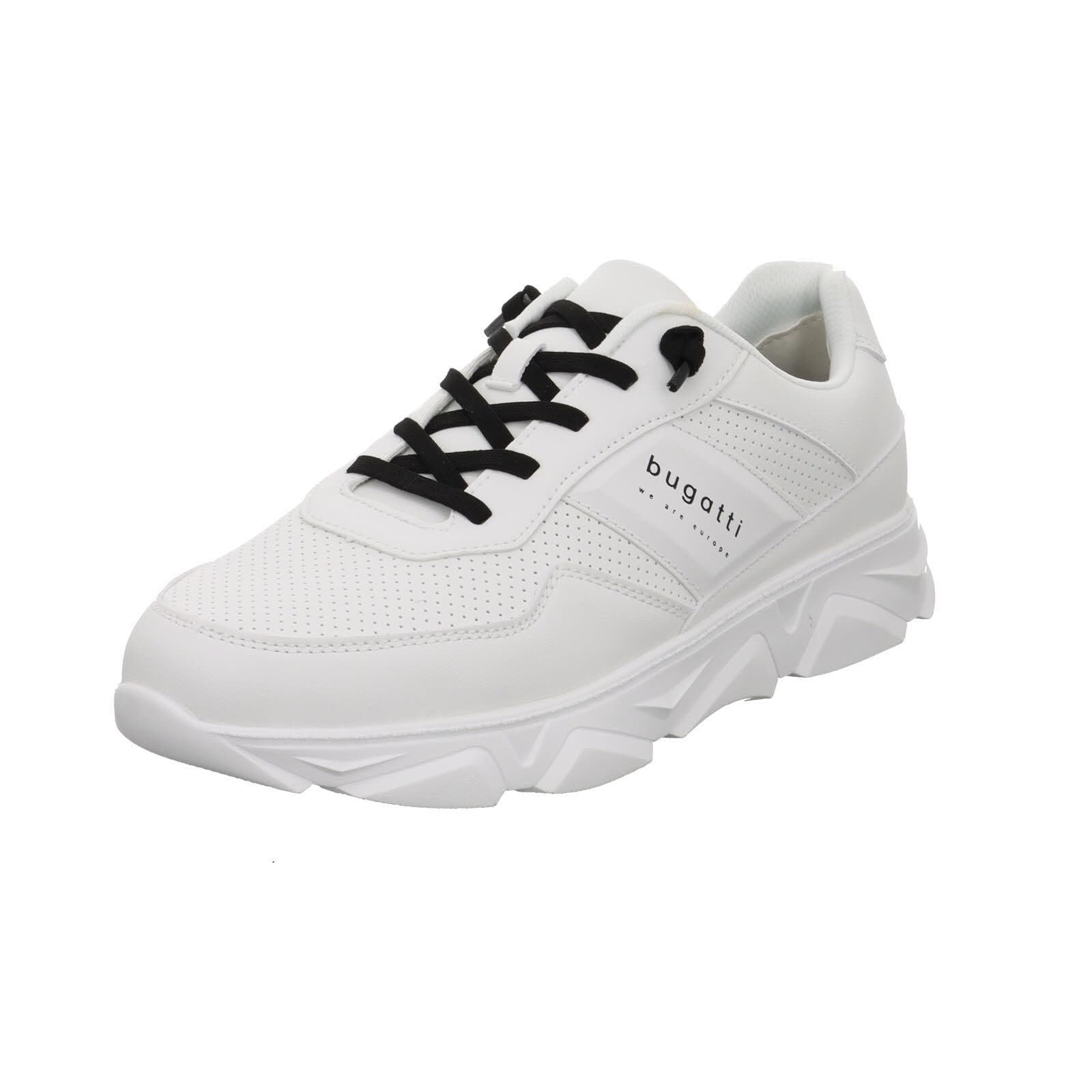 Кросівки Bugatti Lima Чоловічі Білий з Soft Flex, змінною устілкою і гумовою шнурівкою. Білий, фото №1