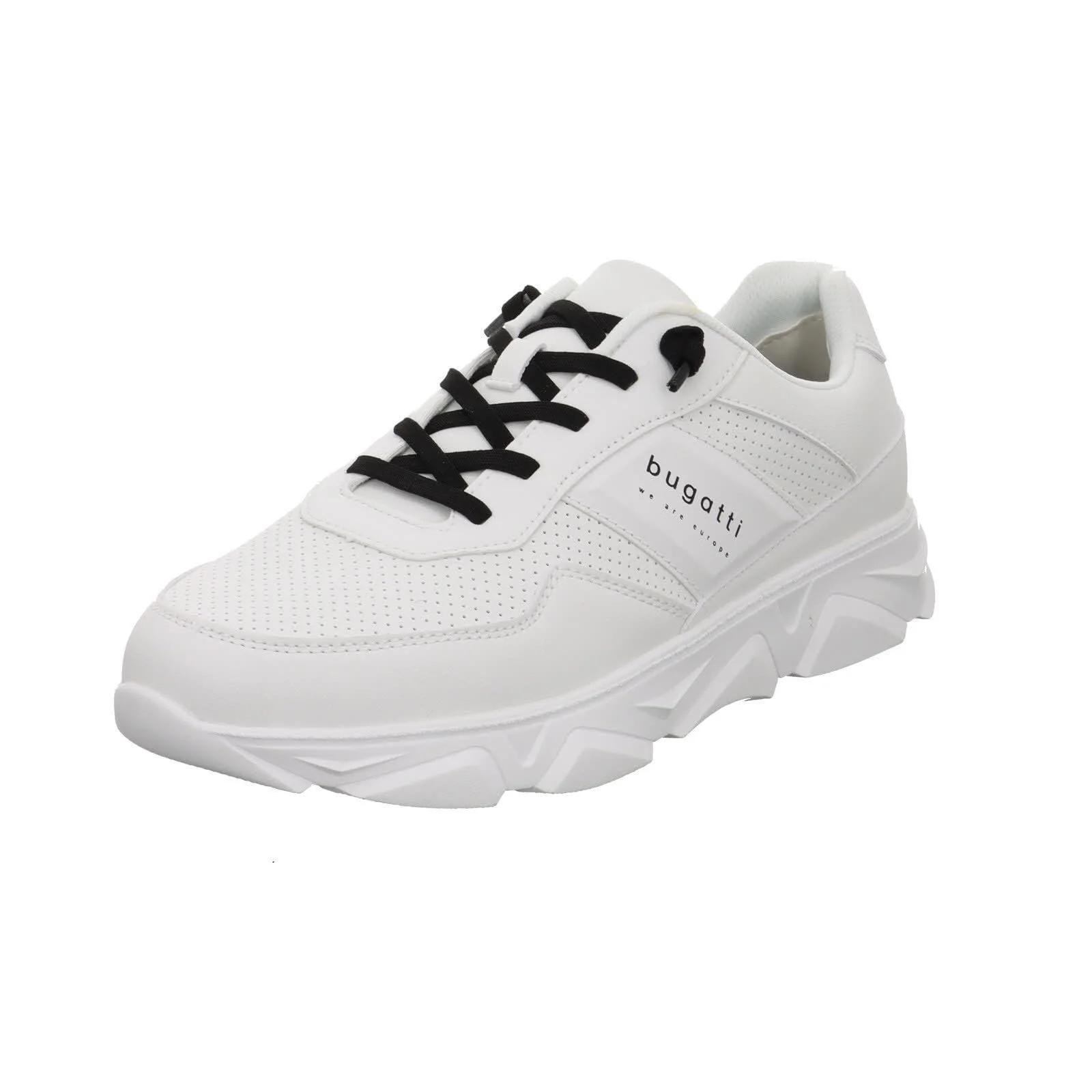 Кросівки Bugatti Lima Чоловічі Білий з Soft Flex, змінною устілкою та гумовою шнурівкою, фото №1