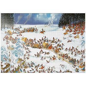 Пазл Heye Puzzle MyPuzzle Special Collection Cartoon Classics Napoleon's Winter 1000 элементов - Фото 1