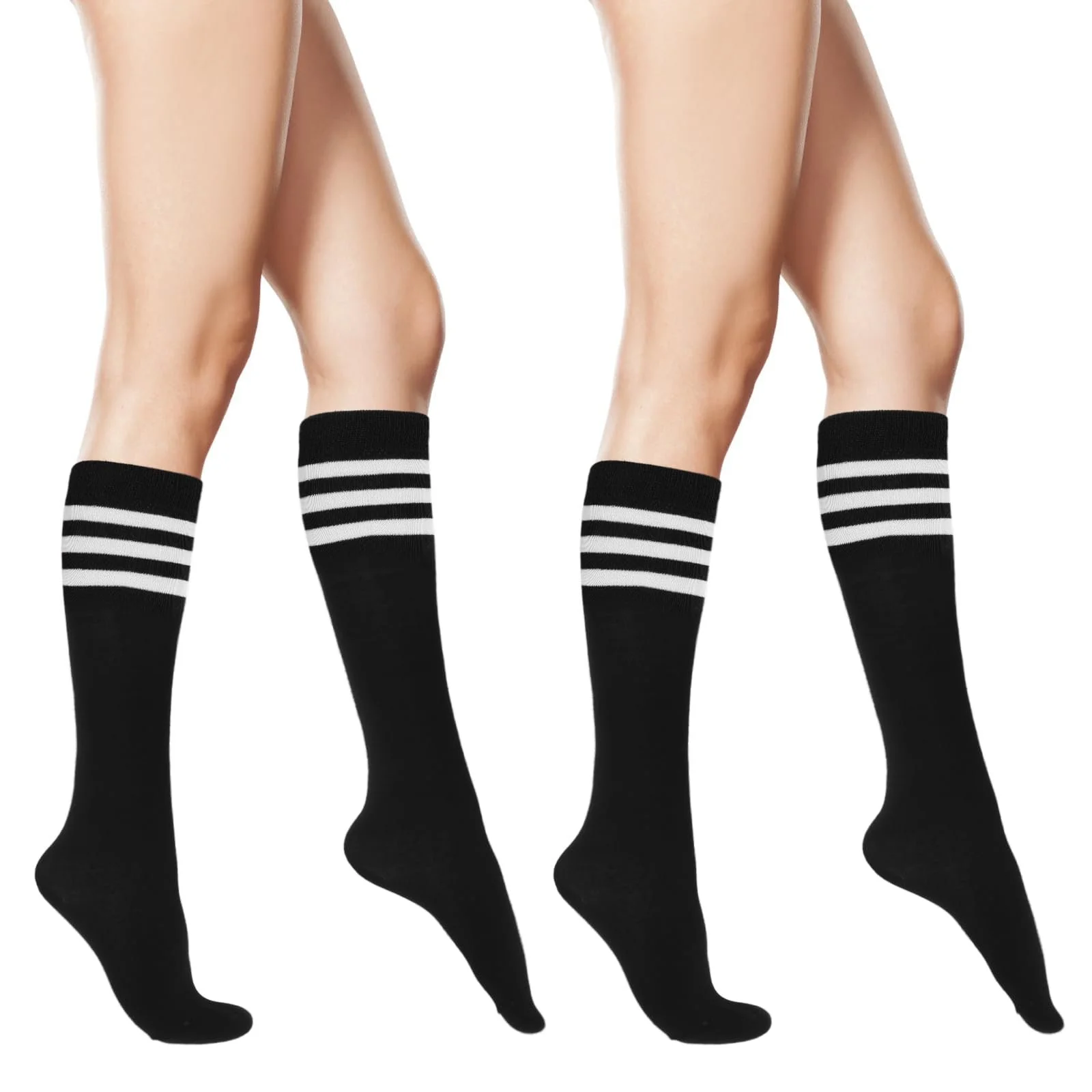 Шкарпетки Труба Sibba 2 пари Чорно-білі, Універсальний розмір, фото №1