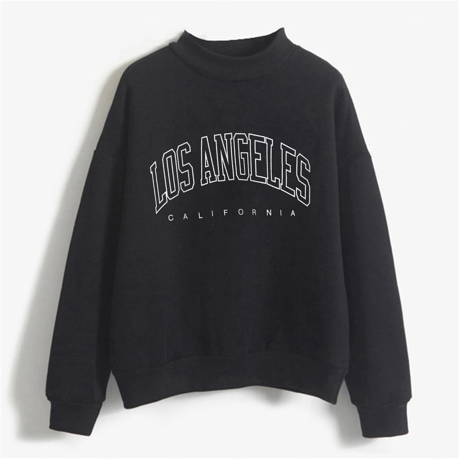 Женский свитшот с графическим принтом Los Angeles California, круглый вырез, буквенный принт, худи, свободный крой, винтажный стиль, Backwoods, одежда, воротник-стойка, длинный рукав, фото №2 Женский свитшот с графическим принтом Los Angeles California, круглый вырез, буквенный принт, худи, свободный крой, винтажный стиль, Backwoods, одежда, воротник-стойка, длинный рукав, фото №2
