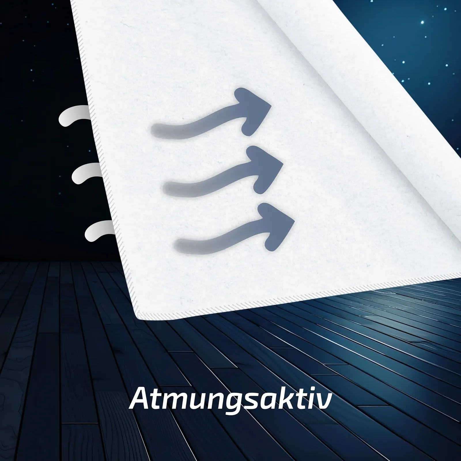 Наматрасник Matratzen Perfekt Protective, дышащий защитный наматрасник, белый, 140x200 см, фото №7