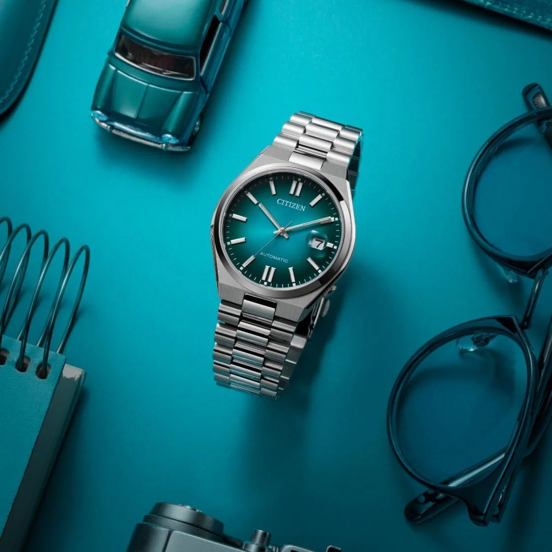 Мужские Автоматические Аналоговые Часы Citizen Tsuyosa, фото №5