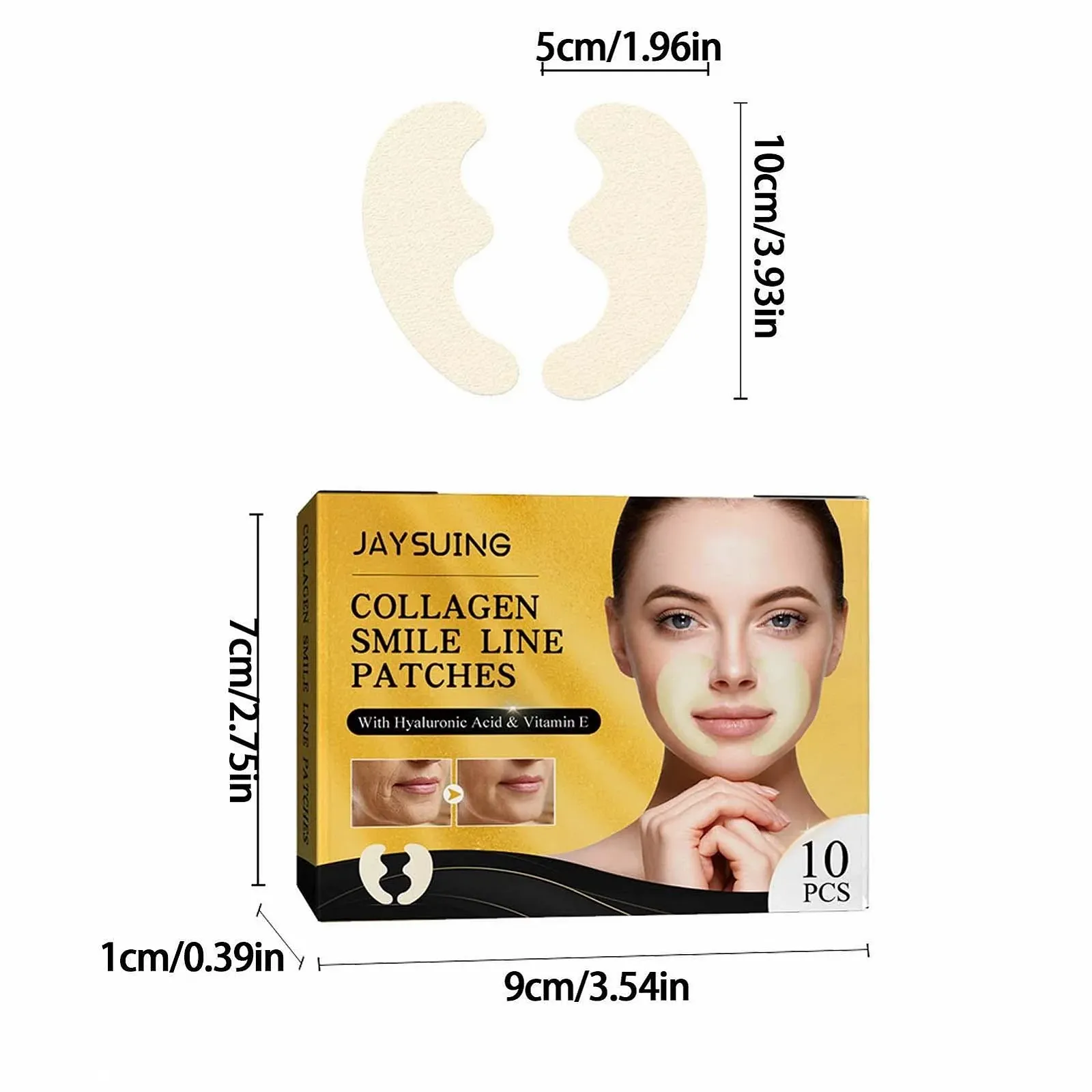 Патч для носогубних складок Pologmase, для пружності шкіри, фото №4