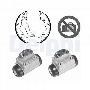 Комплект гальмівних колодок Delphi KP1108 задня вісь - Фото 1