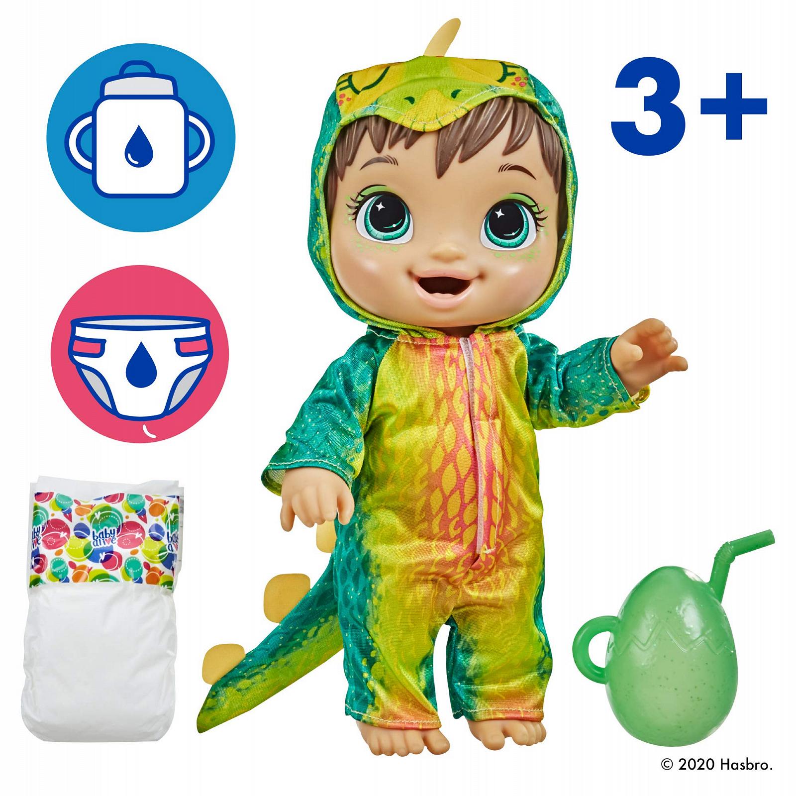 Кукла Baby Alive Dino Cuties BRNH, фото №2 Кукла Baby Alive Dino Cuties BRNH, фото №2