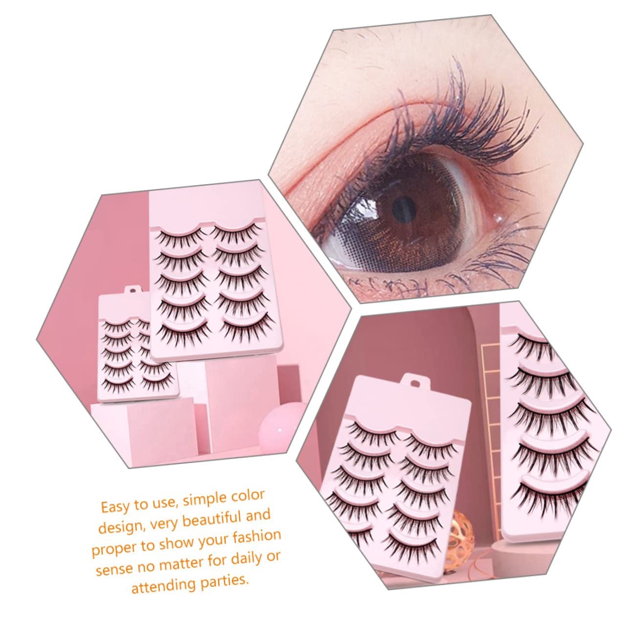 Вії Angoily 20 Paar Фальшиві Ресниці М'яке Світло Короткі Чорні Натуральні, фото №6 Вії Angoily 20 Paar Фальшиві Ресниці М'яке Світло Короткі Чорні Натуральні, фото №6