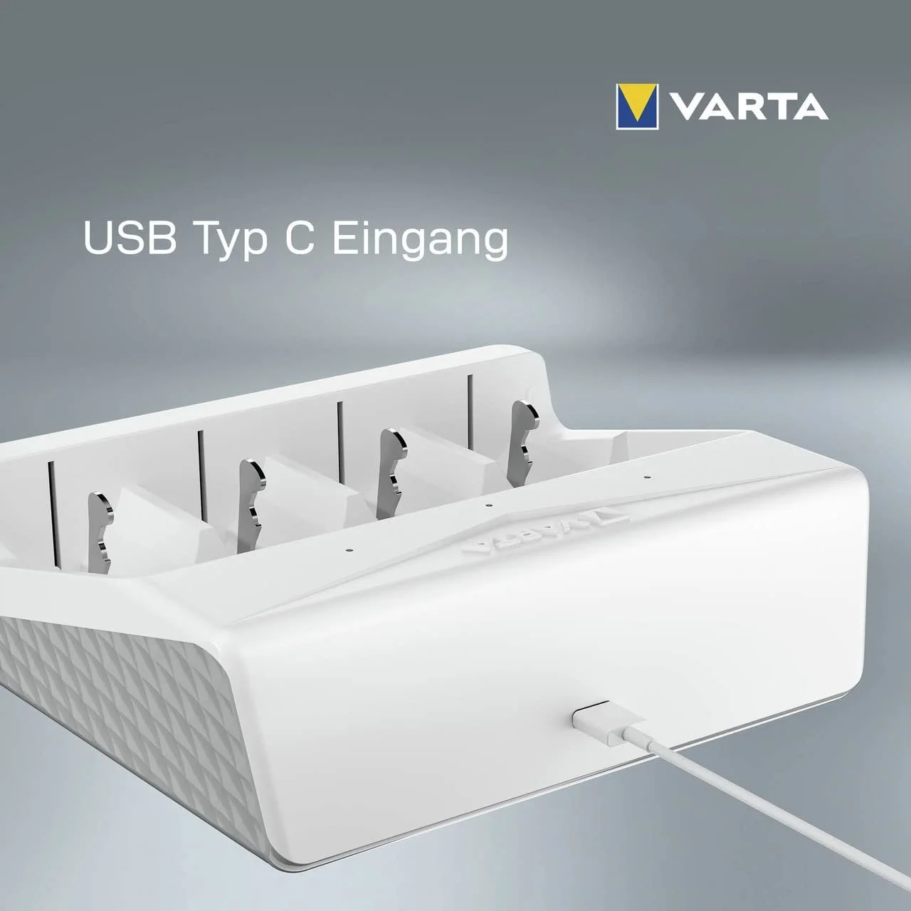 Зарядний пристрій VARTA для акумуляторів, заряджає 2 або 4 AA, AAA, C, D або 1 x 9 V одночасно, без акумуляторів, фото №11