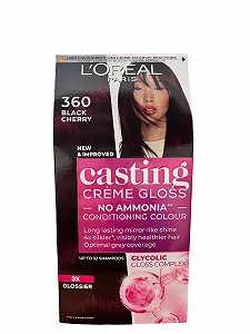 Фарба для волосся L'Oreal Paris Casting Creme Gloss 360 Чорна Вишня, 3 шт - Фото 1