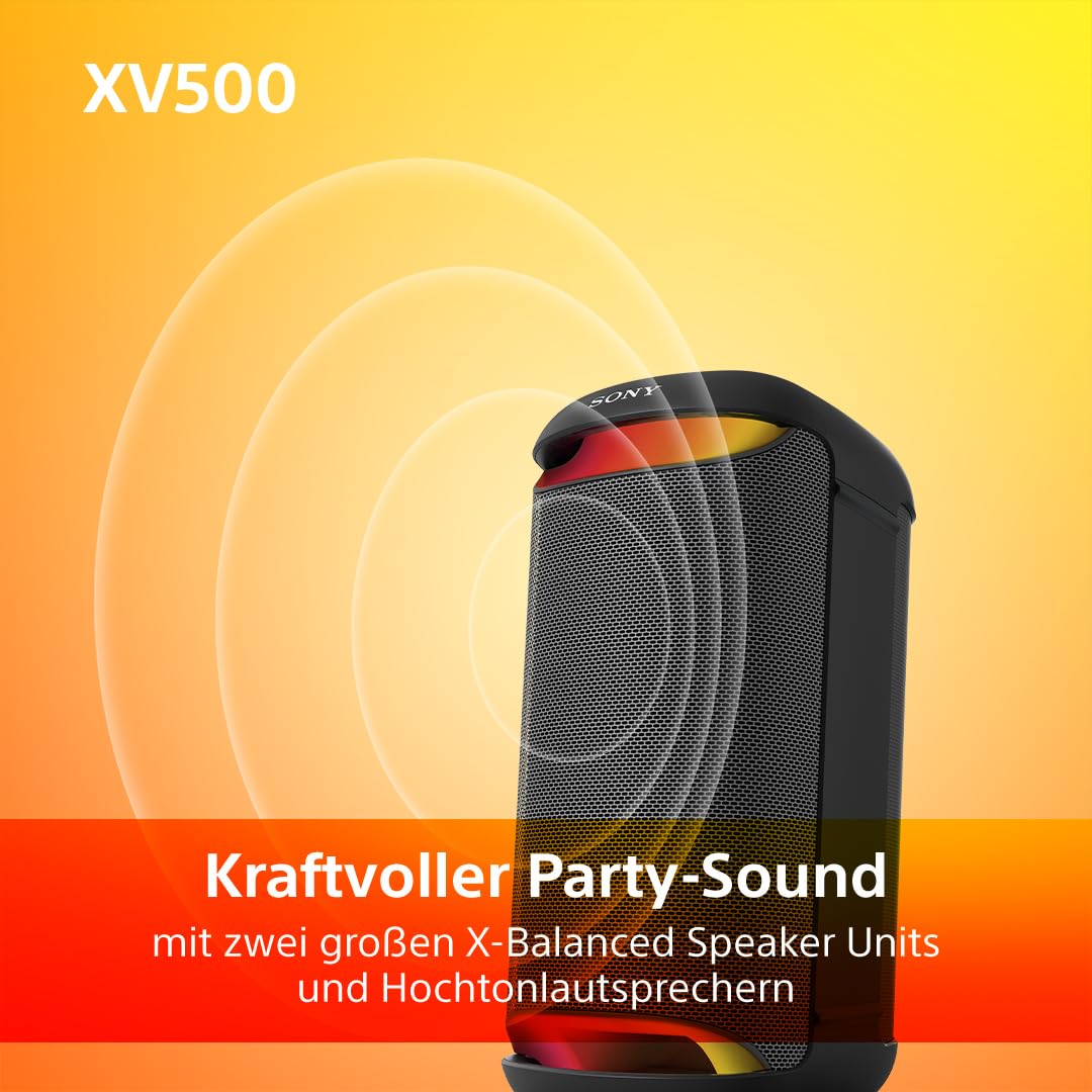 Портативная колонка Sony SRS-XV500 Черная, фото №2